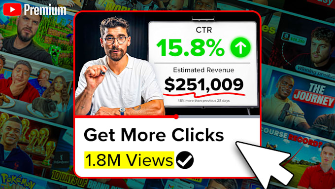 design CTR boosting youtube thumbnail in 3hrs