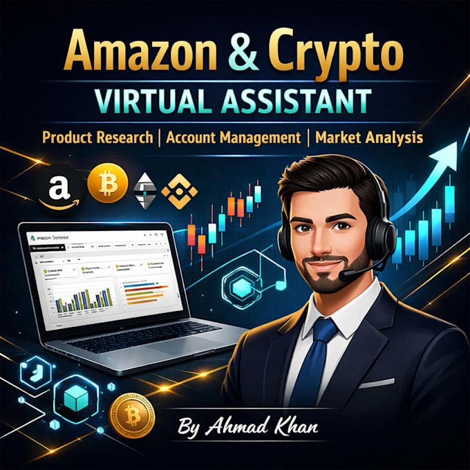 do everything as a virtuai assistant like ecommerce and crypto