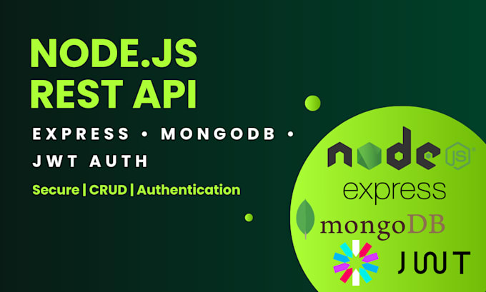 create nodejs rest API with mongodb and jwt authentication