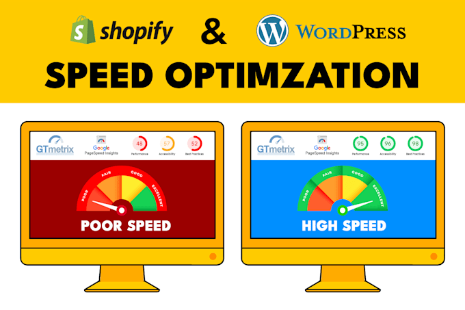 speed up wix shopify wordpress website with improve gtmetrix google pagespeed