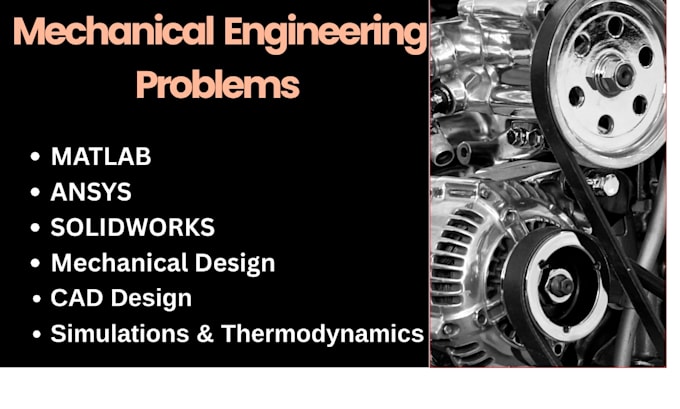 solve mechanical engineering, ansys reports, 3d design, projects, fea and cfd