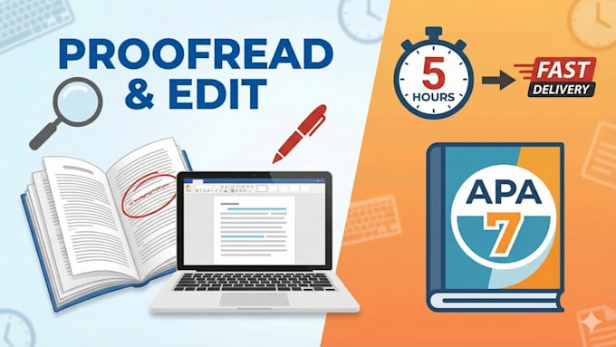edit your documents in apa 7 within 5 hours