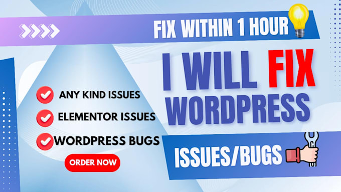 fix elementor issues, responsive bugs, and wordpress errors