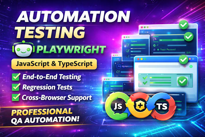 do automation testing with playwright using javascript and typescript