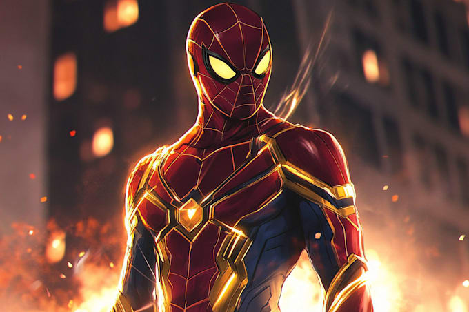 superhero character for comics