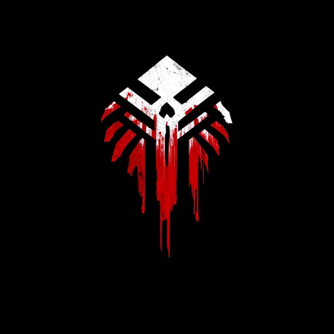 draw futuristic cyberpunk logo or typography