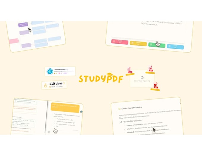 make study guides, summaries and flashcards