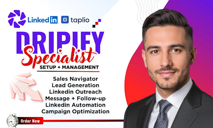set up linkedin automation and b2b outreach using dripify