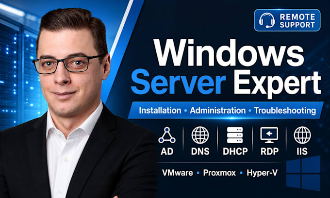 install, configure and troubleshoot windows server