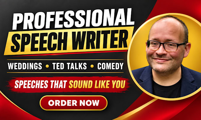 write your presentation  or story telling speech