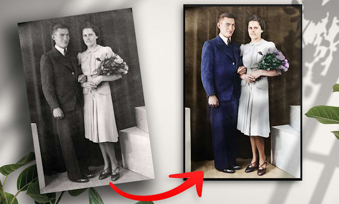 restore, repair and enhance your old damaged photos