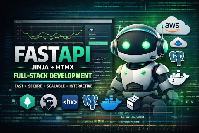 Applications web full stack avec fastapi, postgresql, jinja, htmx
