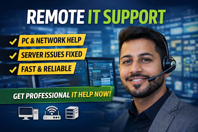provide professional remote IT support and troubleshooting
