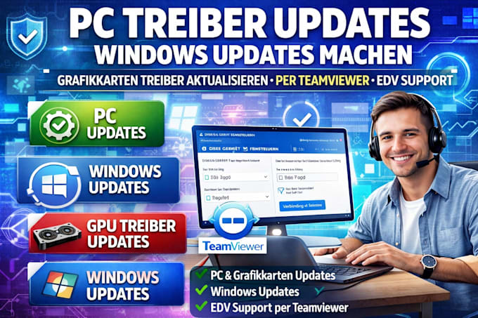do remote pc support via teamviewer