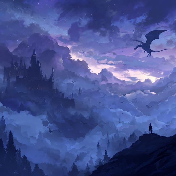 draw a fantasy illustration