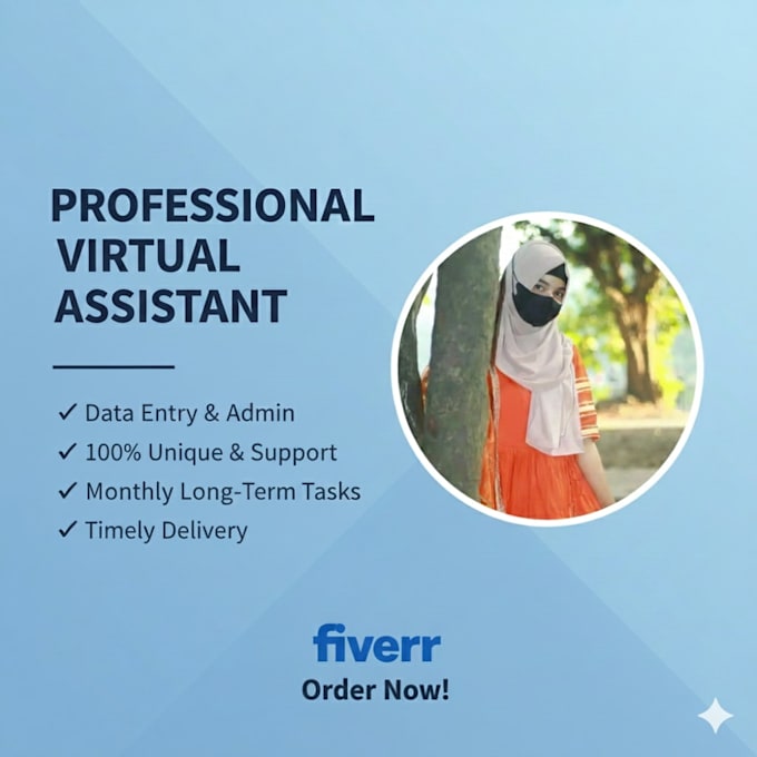 be your professional virtual assistant for monthly long term tasks