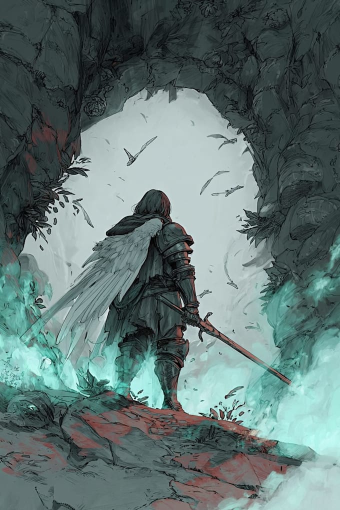 illustrate magical creatures fantasy beasts