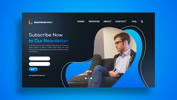 develop a modern, responsive, and professional website