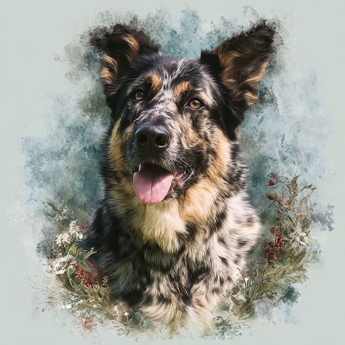 do pet memorial portrait