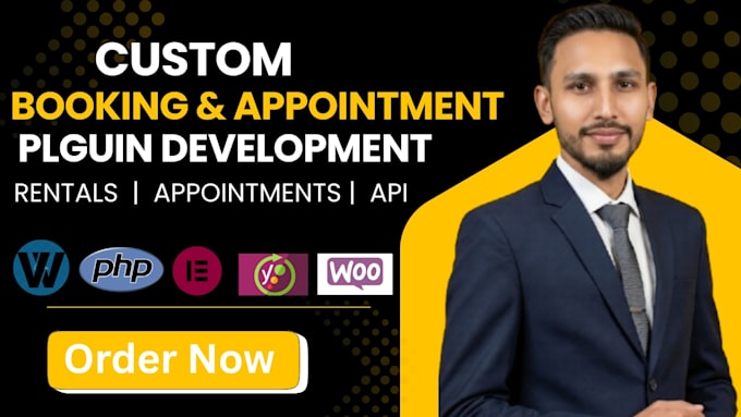 develop a custom wordpress booking plugin or appointment system