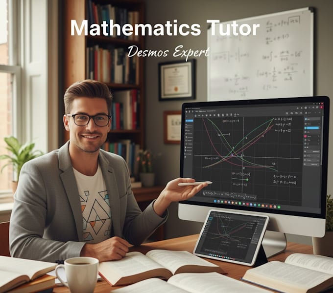 be your online mathematics tutor and desmos graph expert
