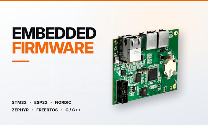 create professional embedded firmware and iot solutions