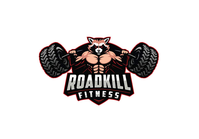 design a powerful physical fitness and gym logo