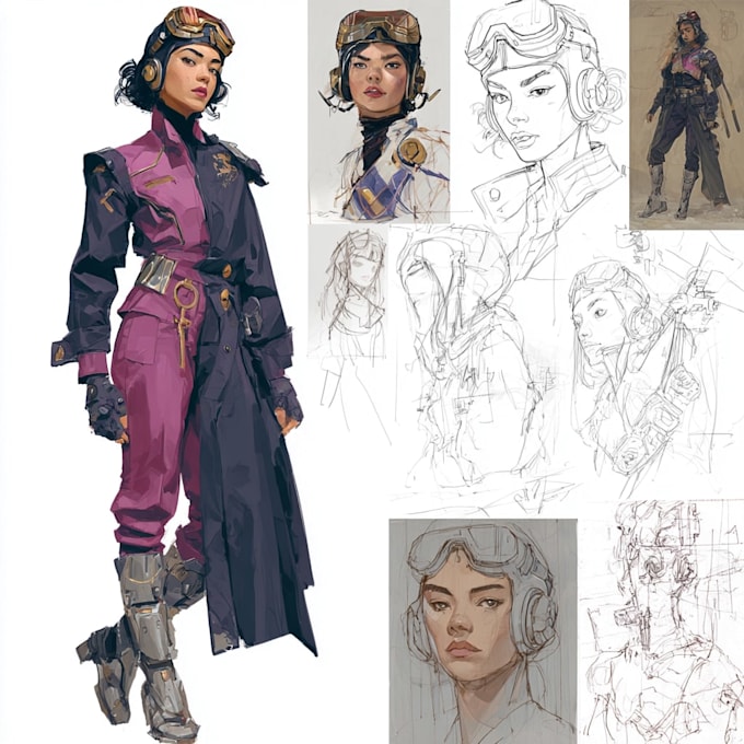 create ai generated character or concept art