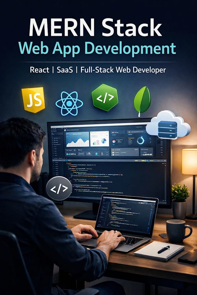 build full stack mern and python web apps with clean code