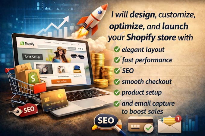 custom shopify store design