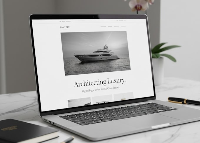 create a premium luxury website for high networth clients