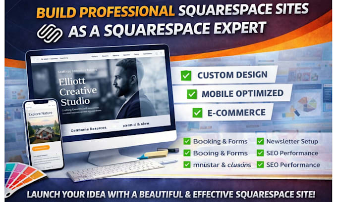 build squarespace website design, website development as a squarespace expert