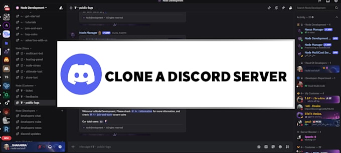 clone a discord server