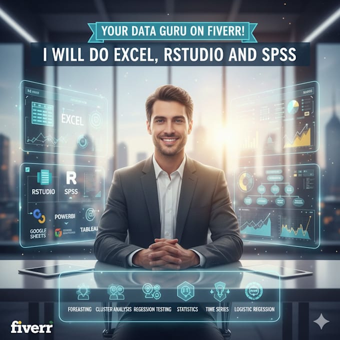 do excel, rstudio and spss
