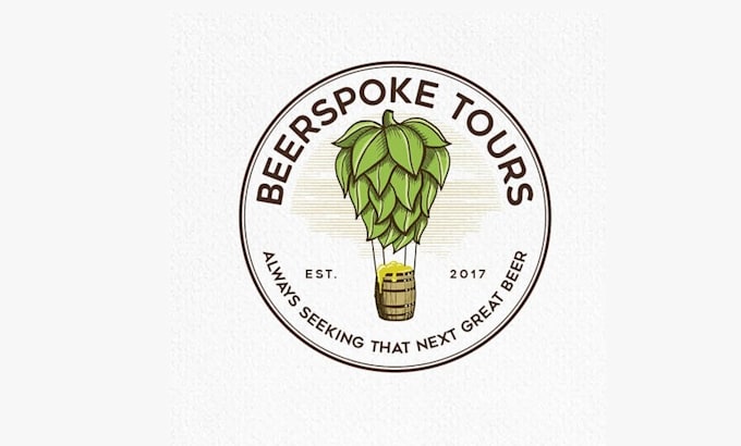 make monogram brewery beer travel company logo