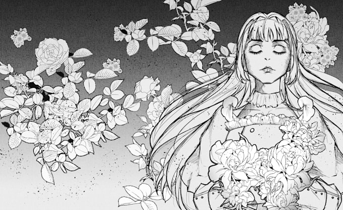 create anime style sketch art for you