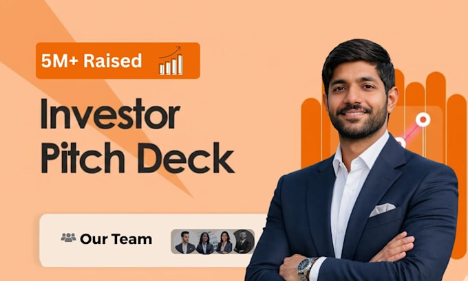 create professional powerpoint, canva investor pitch deck presentation design