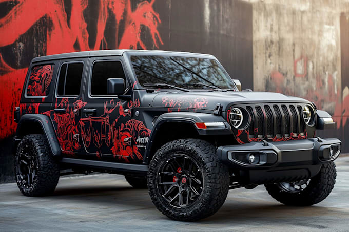 design car wrap and vector wrap, any vehicle wrap
