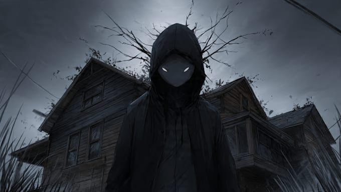draw dark art illustration
