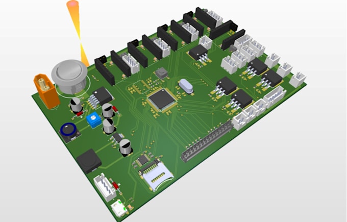 Power Module Auto Design Layout Ontwerp automotive pcb schema en layout voor ecu, can, lin systemen