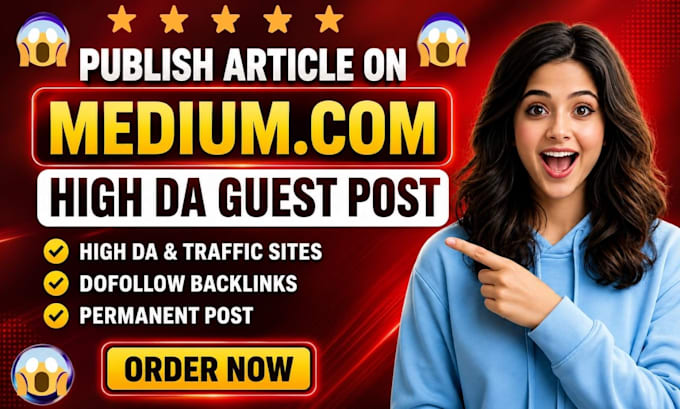 publish SEO articles on medium,com and linkedin,com premium guest post service
