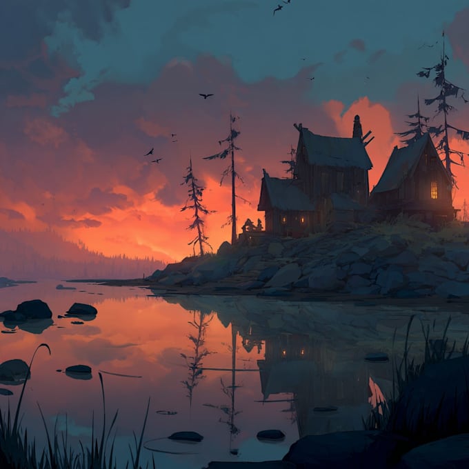 paint an environmental concept art