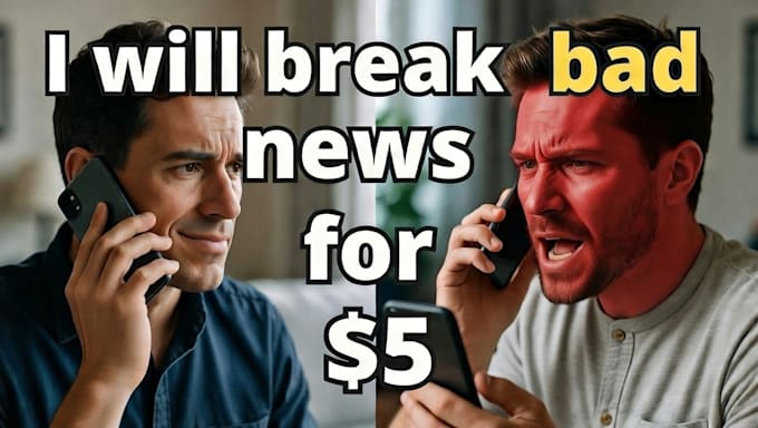 break bad news by phone or text