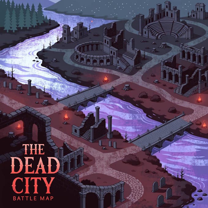 create a high quality battle map for your fantasy rpg game