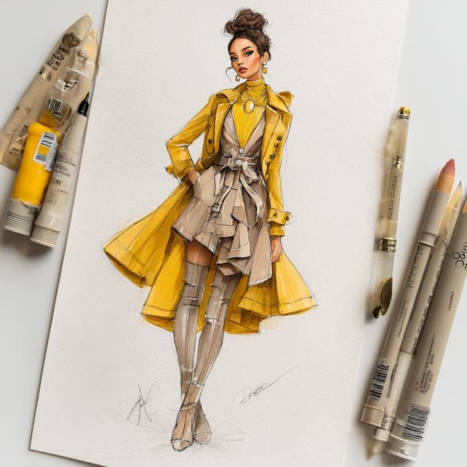 Design clothing fashion illustrations for your collections by Stamelis ...