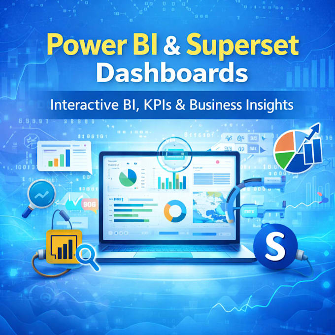 create professional bi dashboards using power bi and apache superset