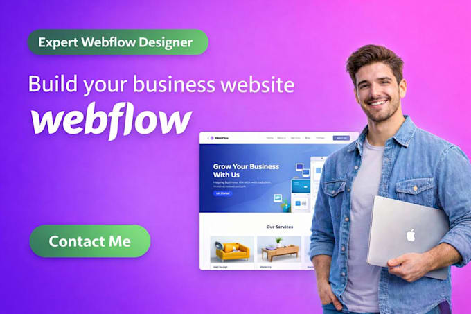 design business webflow website, webflow expert, webflow developer