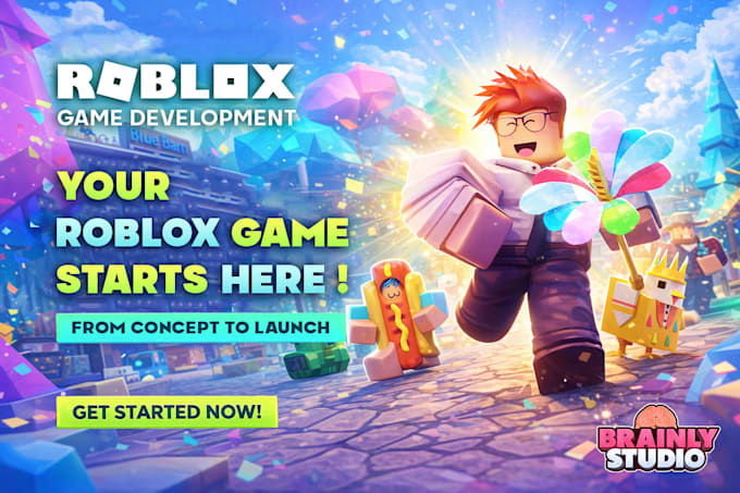 develop you full roblox game from start to finish