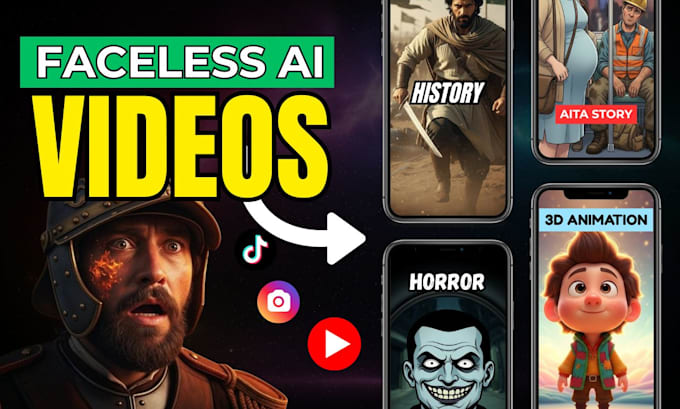 Create faceless ai videos for youtube shorts, tiktok, reels by Lifive ...