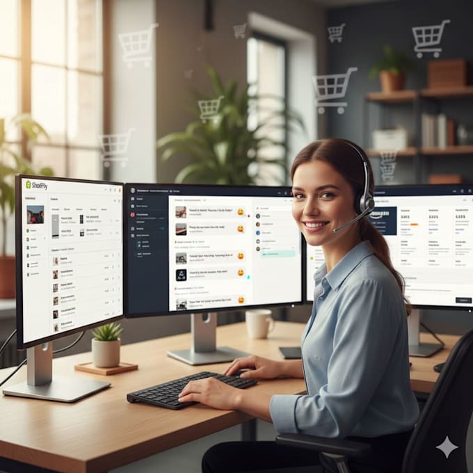 provide e commerce customer support expert  shopify, amazon, email and live chat